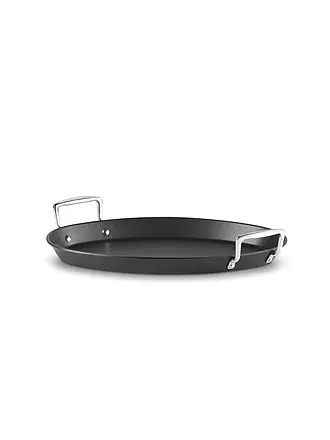 LE CREUSET | Aluminium-Antihaft ovale Pfanne 40cm/2l Schwarz | 